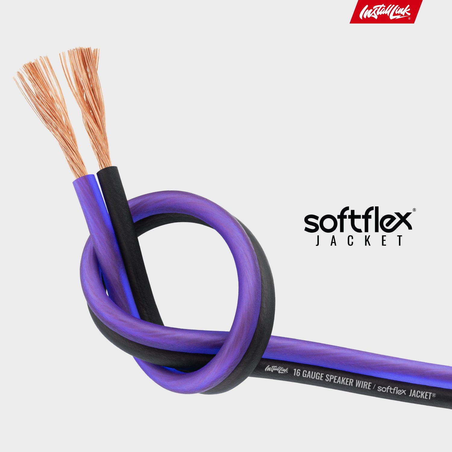 Speaker Wire 16 Gauge, CCA, 100ft, Purple/Black with 12 Banana Plugs image 6