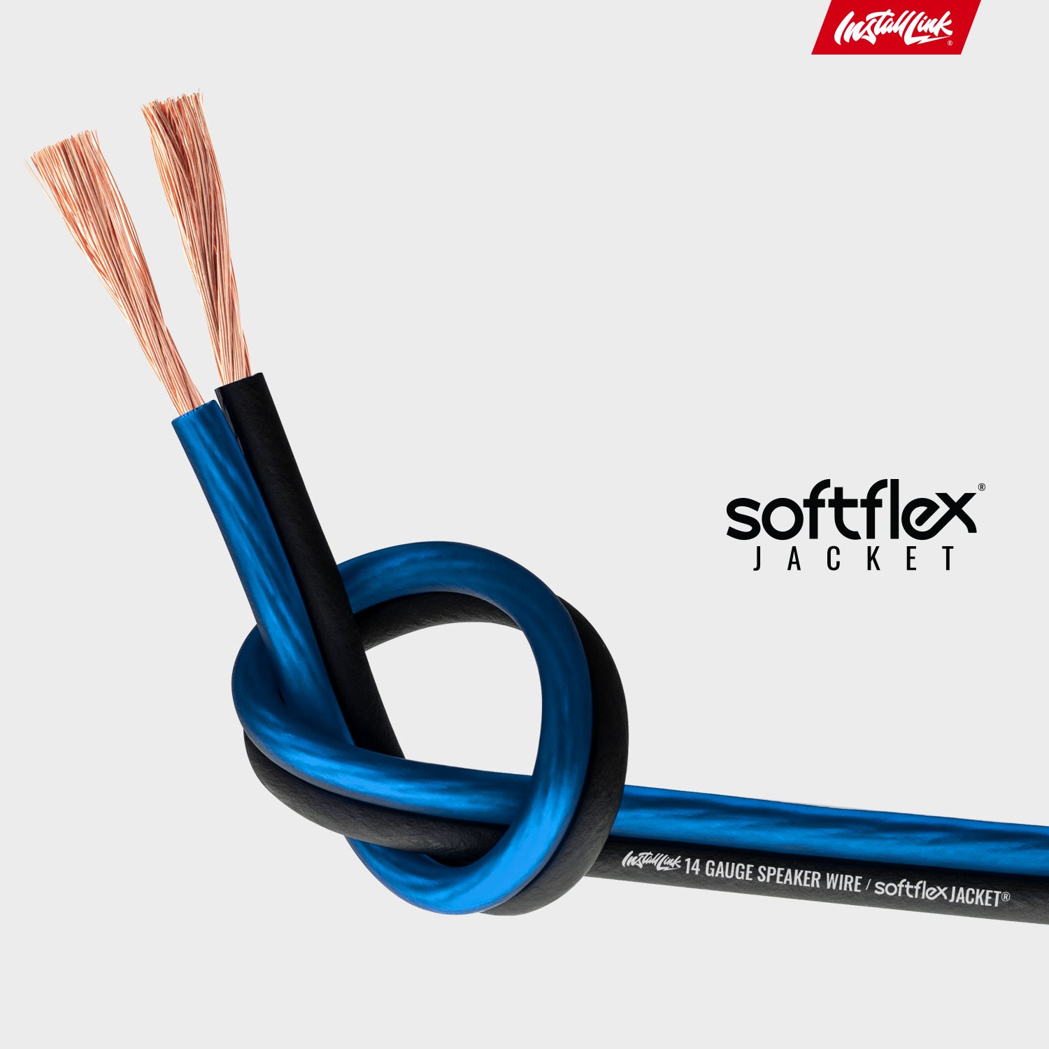 Speaker Wire 14 Gauge, CCA, 100ft, Blue/Black - 4 Pack image 5