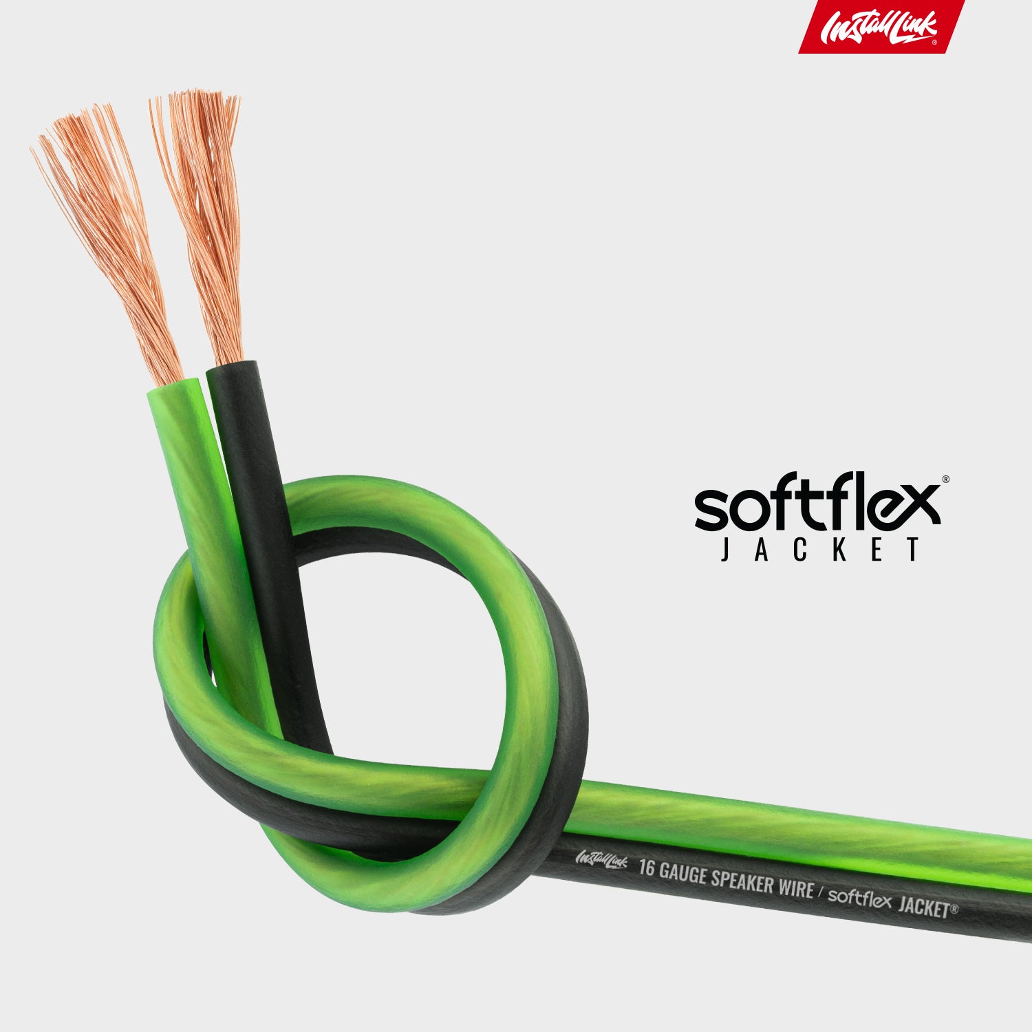 Speaker Wire 16 Gauge, CCA, 100ft, Green/Black - 4 Pack image 6