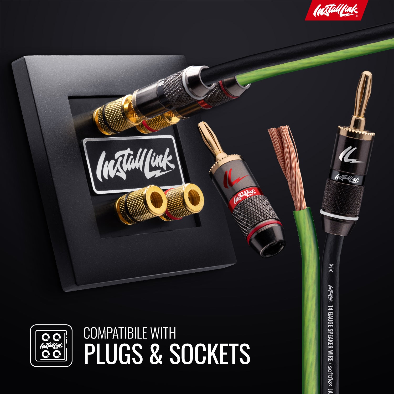 Speaker Wire 14 Gauge, CCA, 250ft, Green/Black image 3