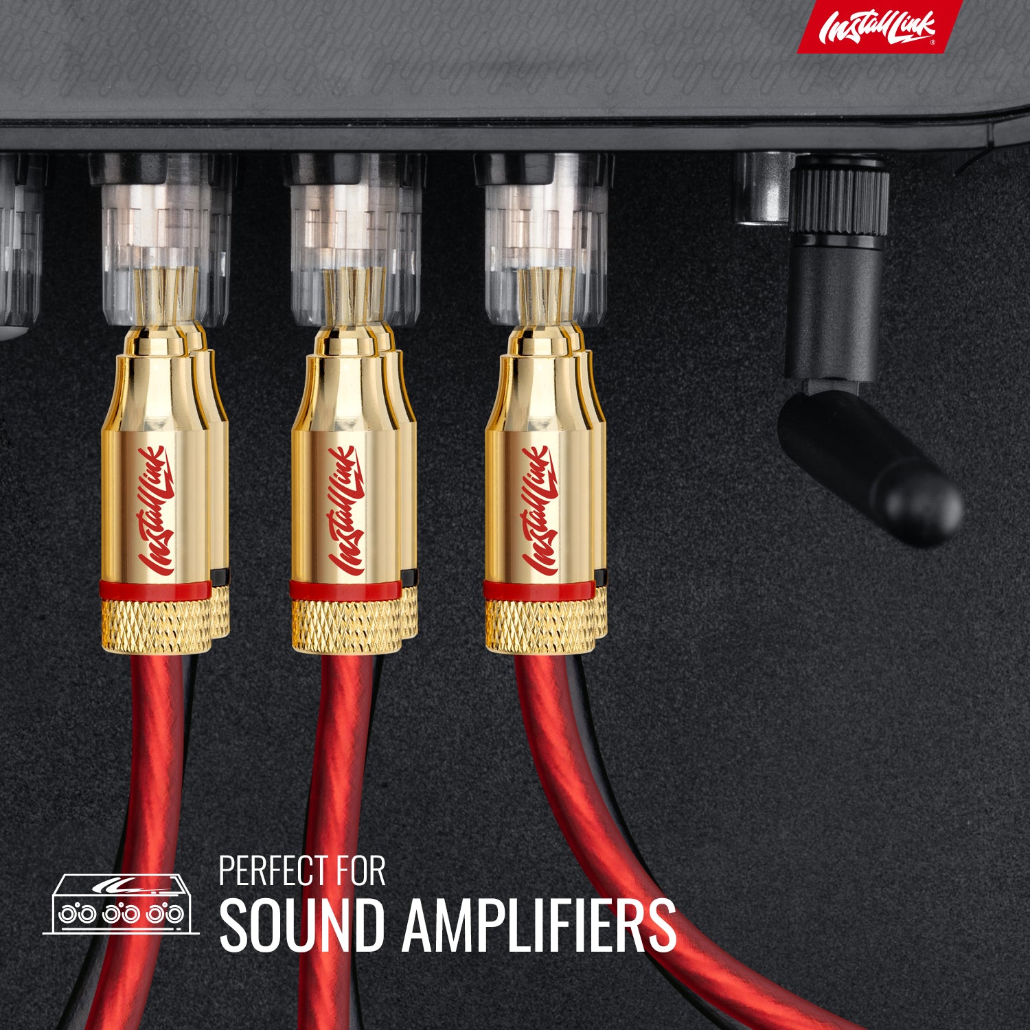 Speaker Wire 14 Gauge, CCA, 100ft, Red/Black with 12 Banana Plugs image 2