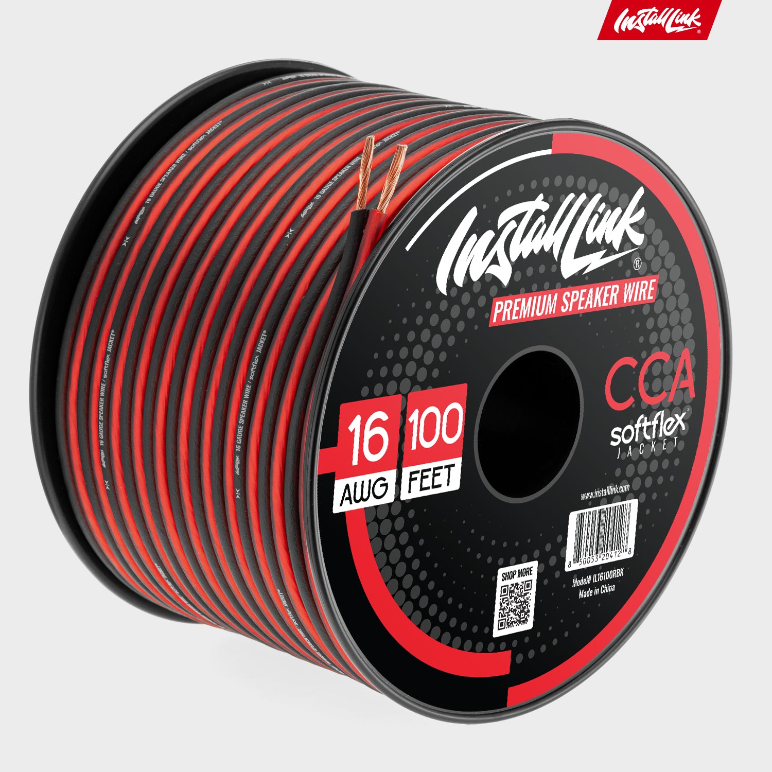 Speaker Wire 16 Gauge, CCA, 100ft, Red/Black - 4 Pack image 8