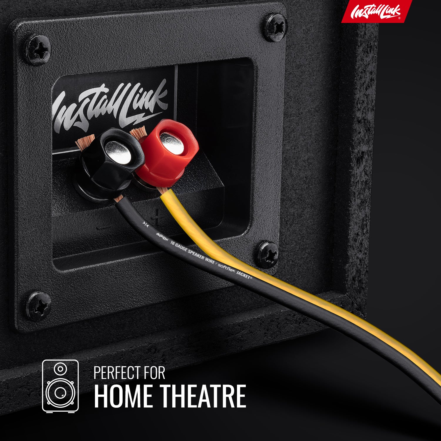 Speaker Wire 16 Gauge, CCA, 30ft, Yellow/Black image 2