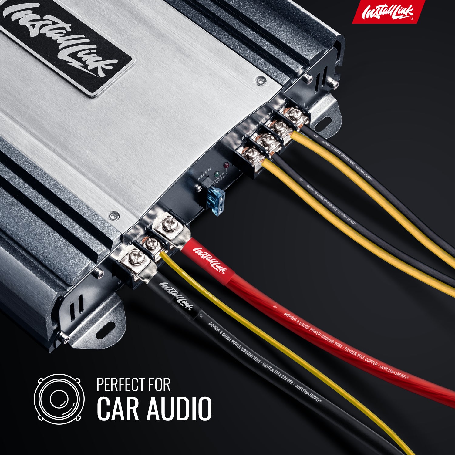 Speaker Wire 12 Gauge CCA, 100ft, Yellow/Black image 1