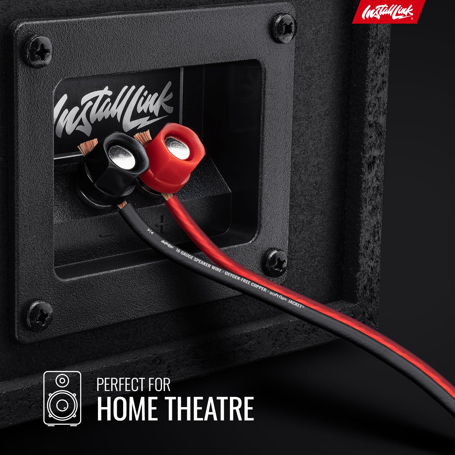 Speaker Wire 16 Gauge, OFC, 100ft, Red/Black image 2