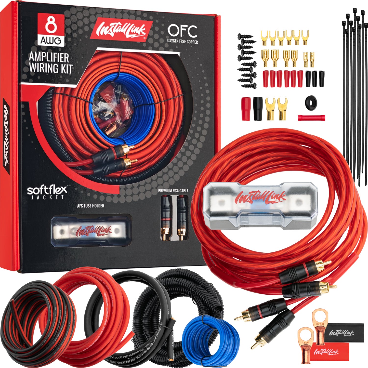 8 Gauge Amp Wiring Kit (OFC)
