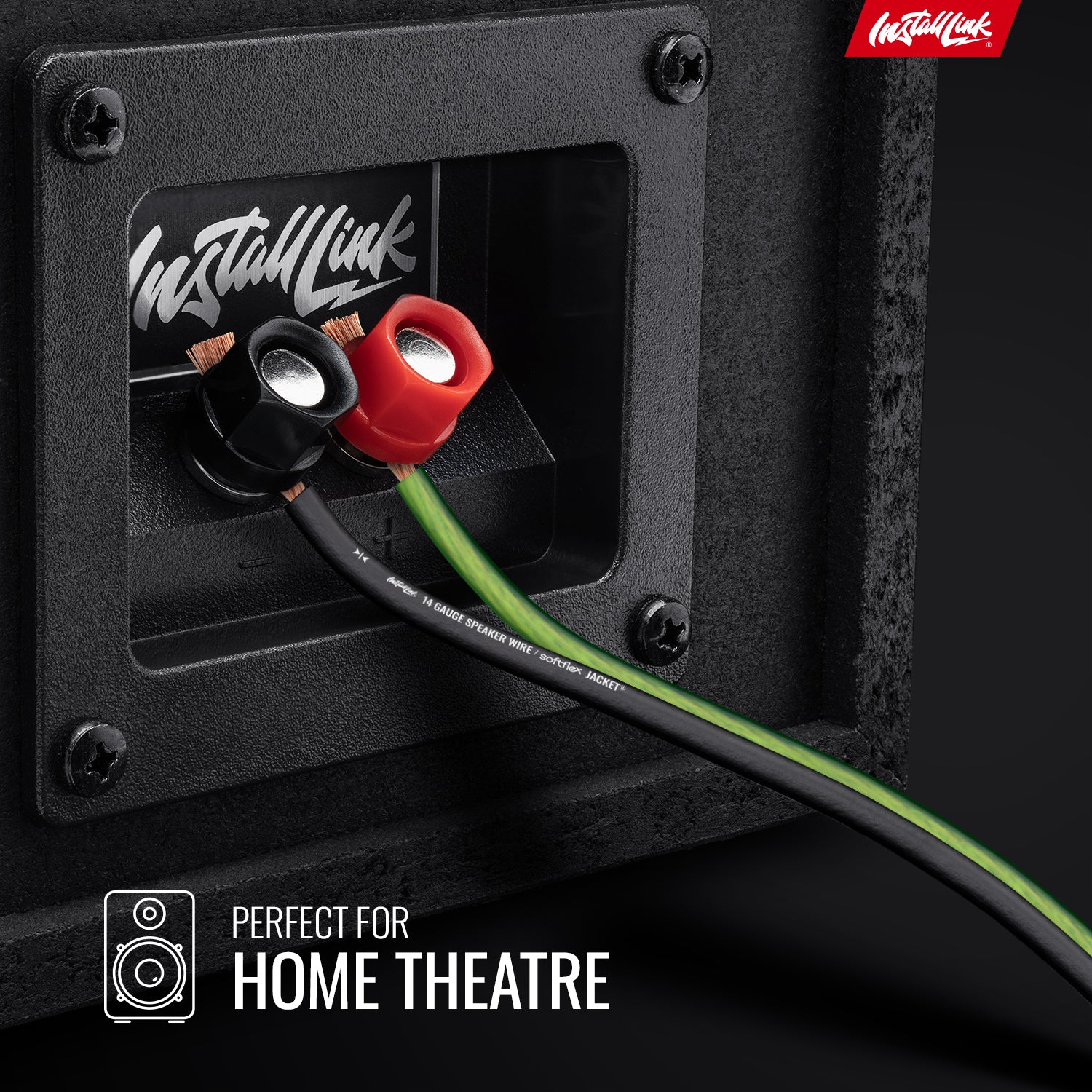 Speaker Wire 14 Gauge, CCA, 250ft, Green/Black image 2